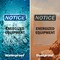Signmission Energized Equipment OSHA Notice Sign, Vinyl Decal, 7in W x 10in L, 2PK OS-2PACK-NS-D-710-V-12044 - alternate 6